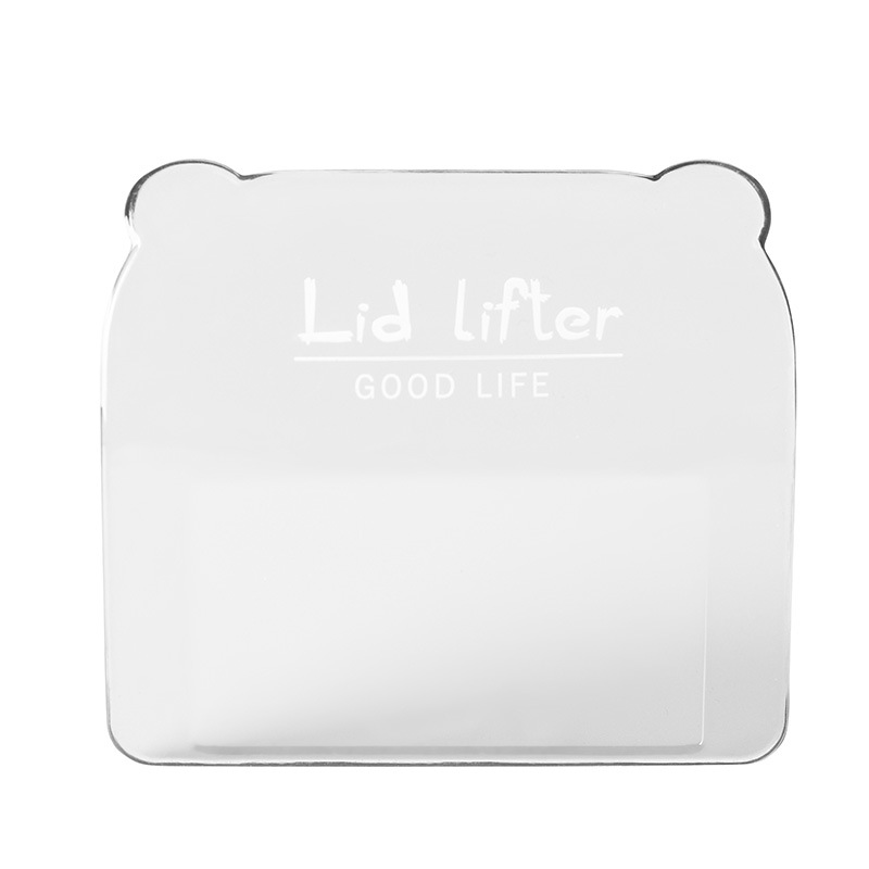 Toilet seat lifter, sanitary non-dirty hand toilet seat, adhesive lift handle, household portable flip lid