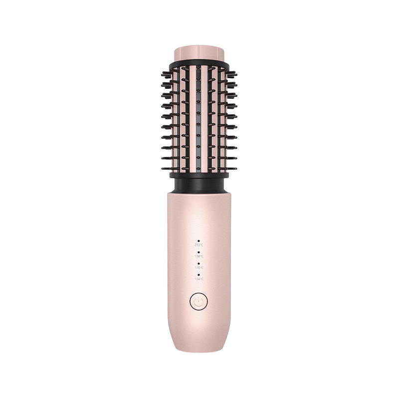 Wireless Straightening Comb Negative Ion Straightener No Damage Straight and Curl Two-in-One Curling Iron Wireless Portable Electric Comb