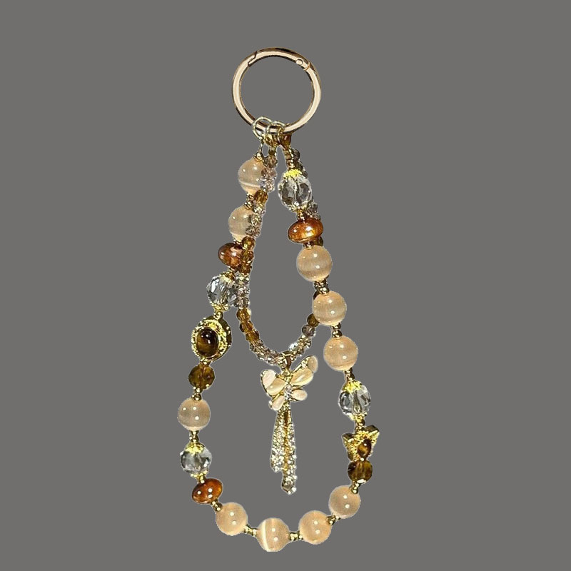 【Pink Star Chain】Summer Shell Bead Phone Chain Lanyard Keychain Bag Pendant
