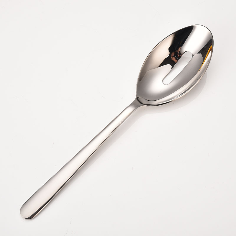 Serving Spoon 304 Stainless Steel Tableware Thickened Spoon Bright Hotel Serving Spoon Serving Spoon