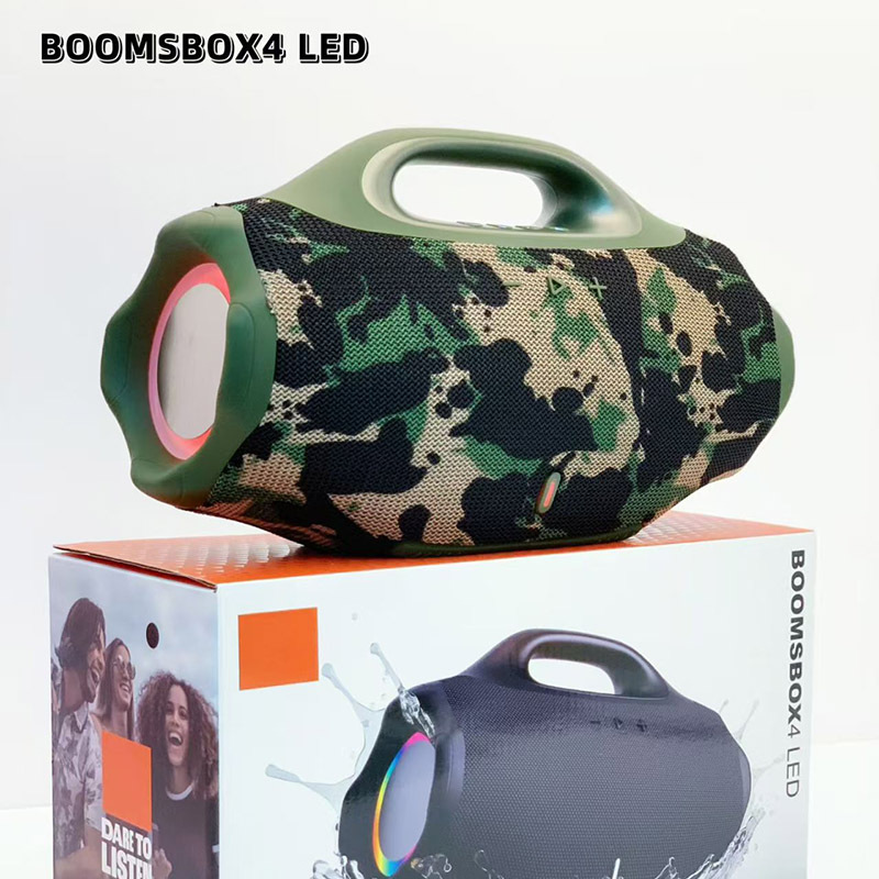 New Big God of War 4 Heavy Bass Boombox 4 LED Generation Wireless Bluetooth Speaker Outdoor Sports Bluetooth Speaker