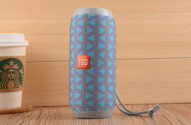 TG117 Fabric Bluetooth Speaker Outdoor Waterproof Subwoofer Dual Diaphragm High Quality Portable Card Slot Call Speaker