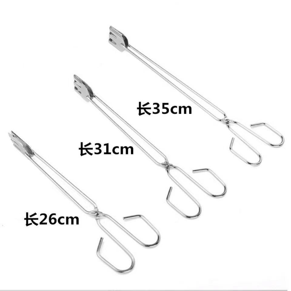 Charcoal BBQ Tongs Charcoal Clips BBQ Tongs Carbon Clips Multi-Function Food Clips Charcoal Fire Tongs Special Tool