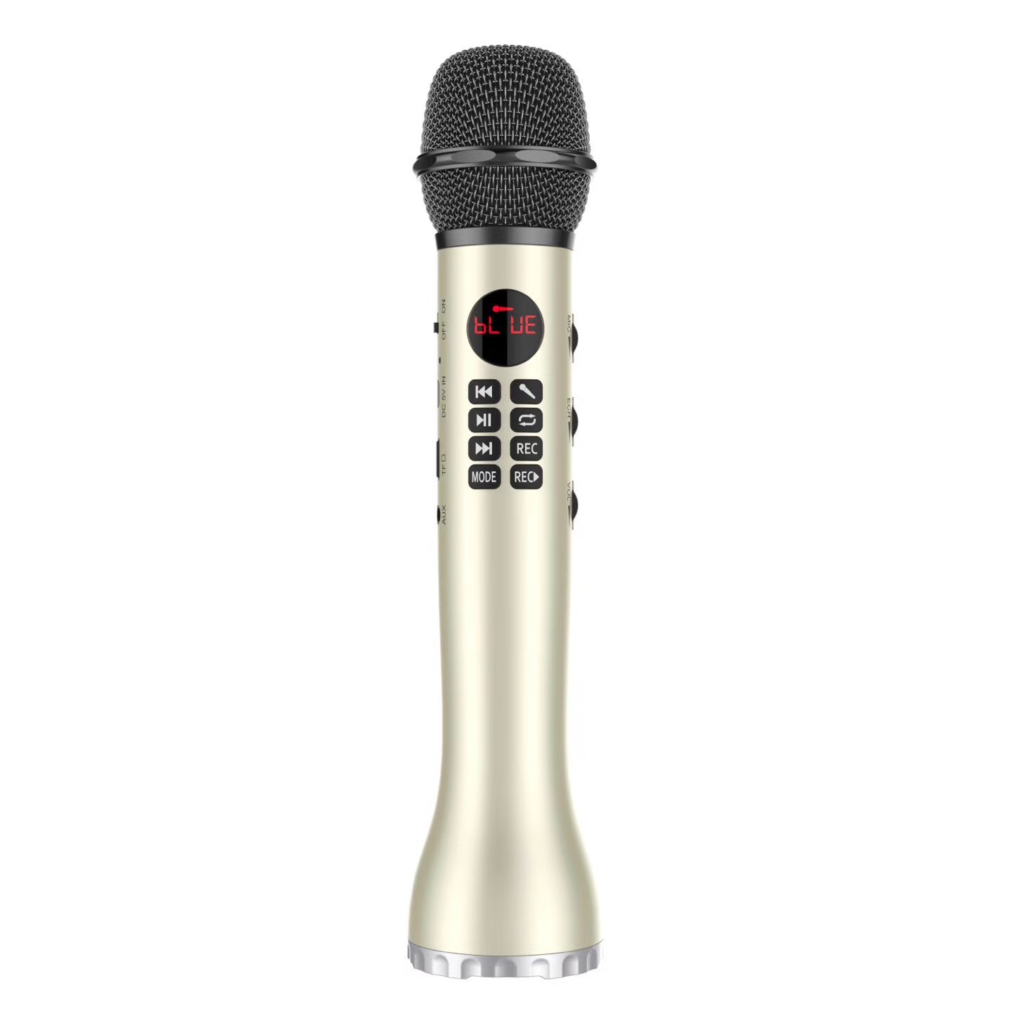 New L598 Portable Wireless K歌 USB Condenser Microphone, Bluetooth Microphone, Phone Live Streaming Sound Card Set