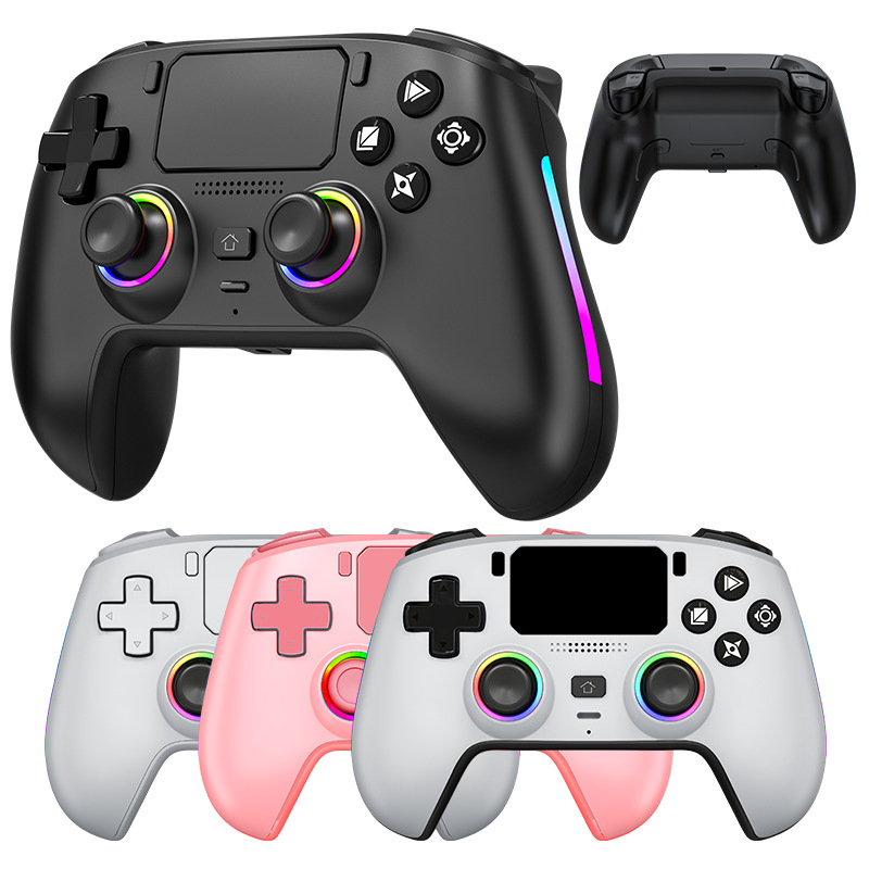 New PS5 game controller magnetic cover RGB lighting macro programming microphone wireless Bluetooth Hall ps5 controller
