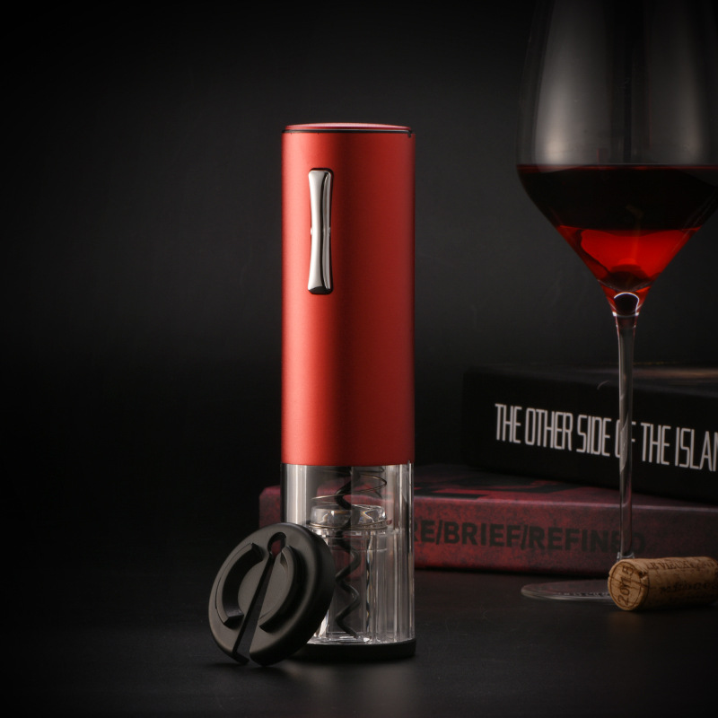 OEM Customized Wine Opener Customizable Logo Household Gift Metal Material Red Wine Smart Electric Wine Opener