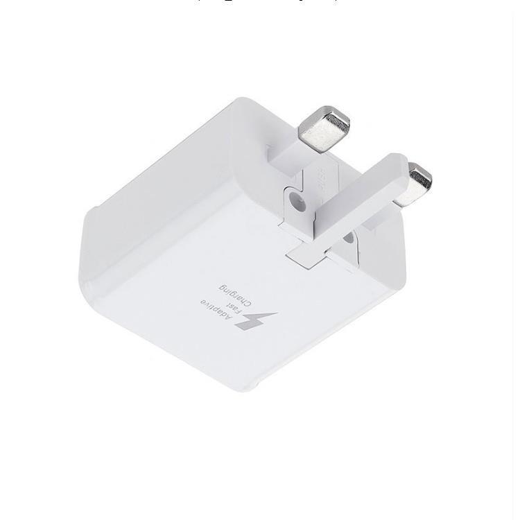 S6 UK standard three-pin fast charger for Samsung S7/S8/S10 phone plug QC3.0 charger UK