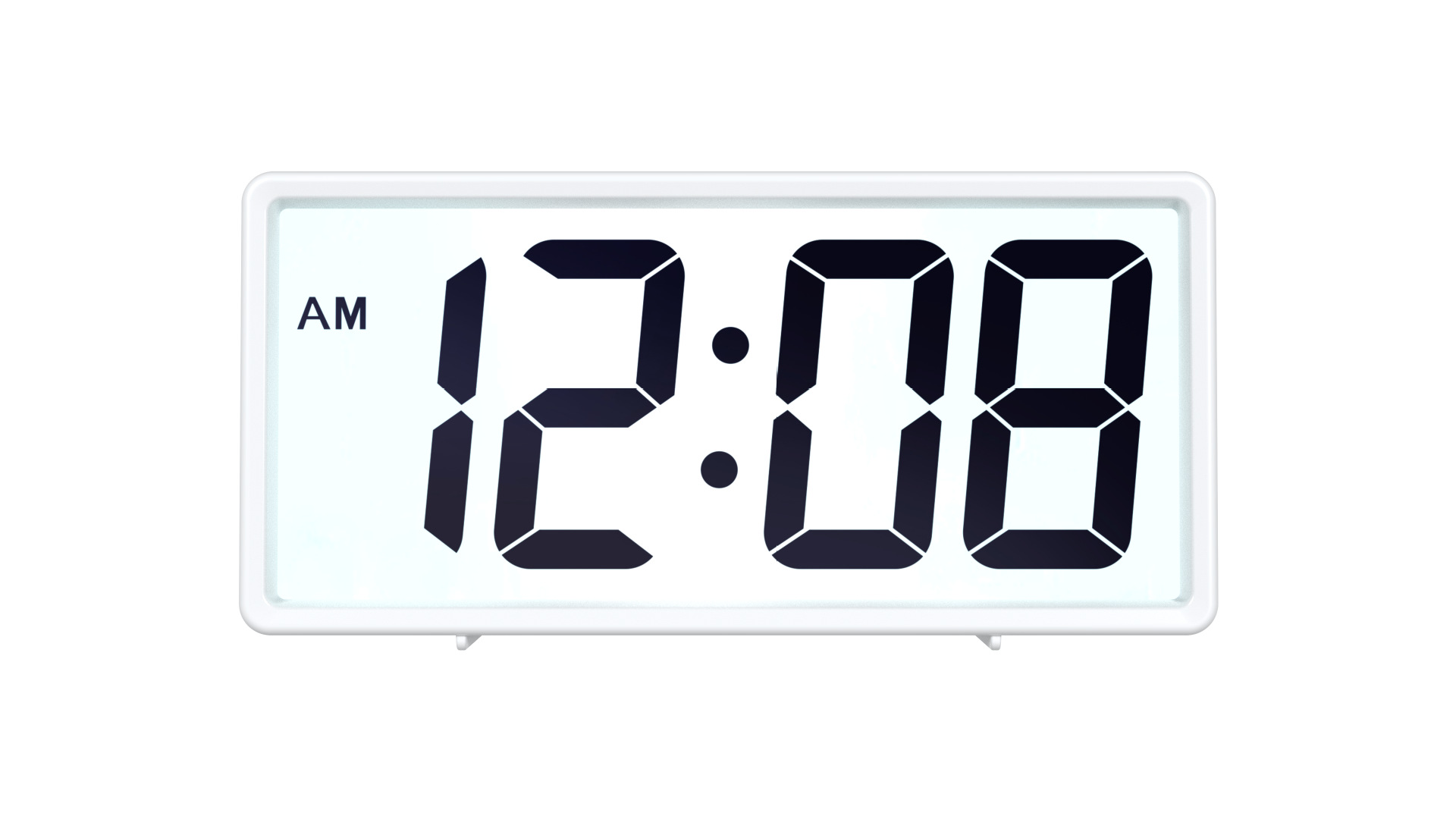 LCD Large Screen Large Font Electronic Alarm Clock Simple Bedroom Living Room Clock Silent Clock Basic