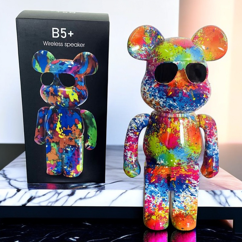 B5+ Bluetooth Speaker Decoration Violent Bear Sound Bear Toy Holiday Gift Small Speaker