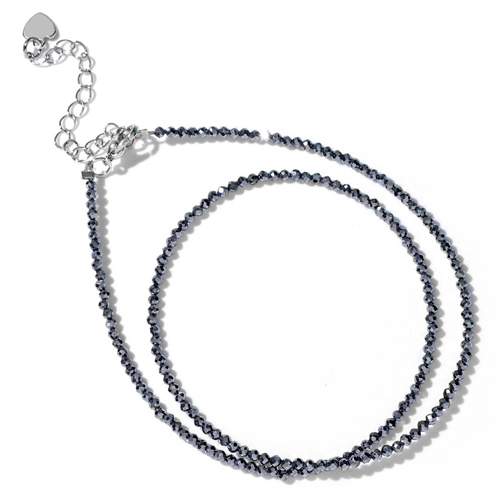 Natural Stone Bead Necklace for Men and Women, Simple Single Layer, Multicolor, Best Friend Gift, Collarbone Chain