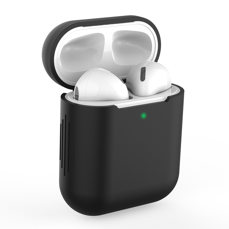 Suitable for Apple AirPods Headphone Case Protective Cover 1/2 Generation Universal Headphone Case Bluetooth Headphone Silicone Protective Case