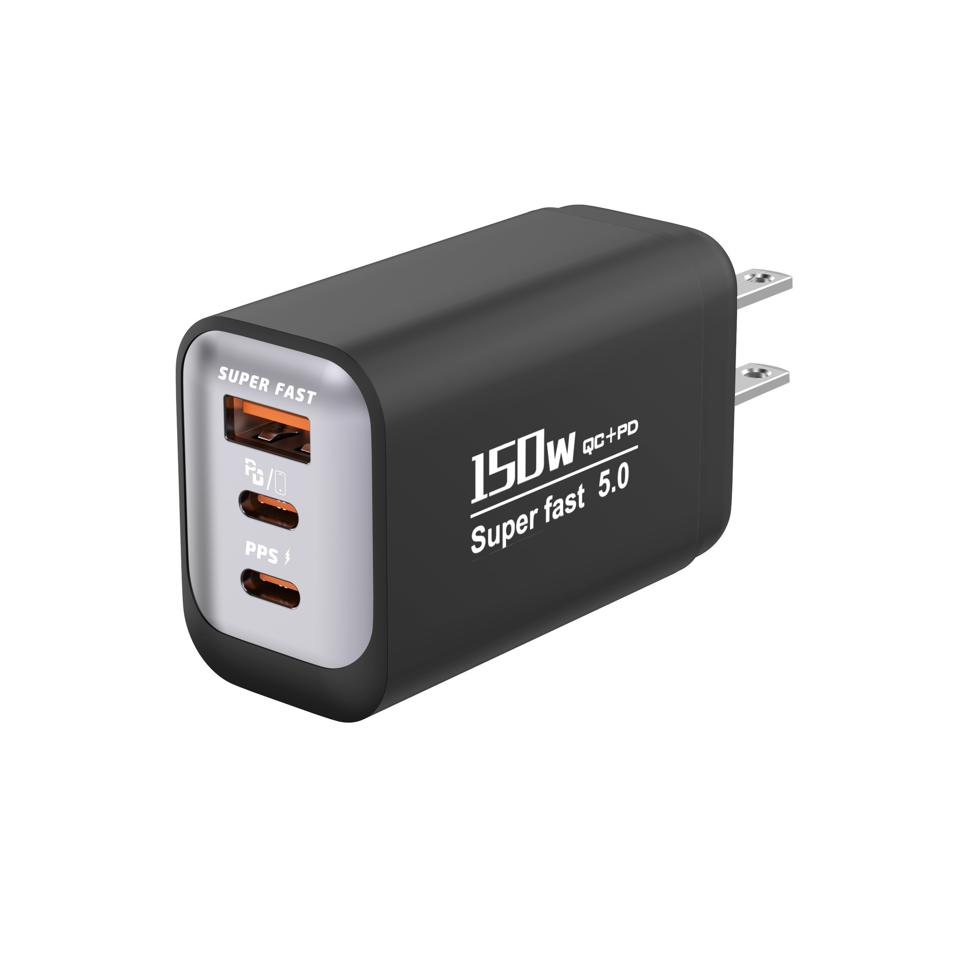 Fast Charging 150W All-Protocol Charger Head 2C+U Travel Charger Smart Small Appliance Multi-Port Fast Charger UK