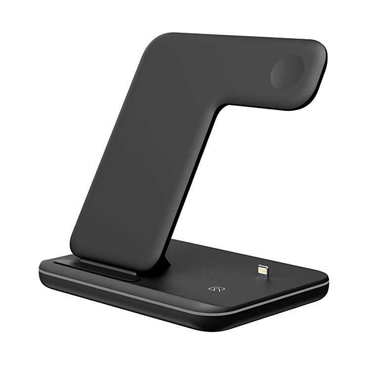 Three-in-one wireless charger 15W fast charging stand for Apple phones watches earphones wireless charger