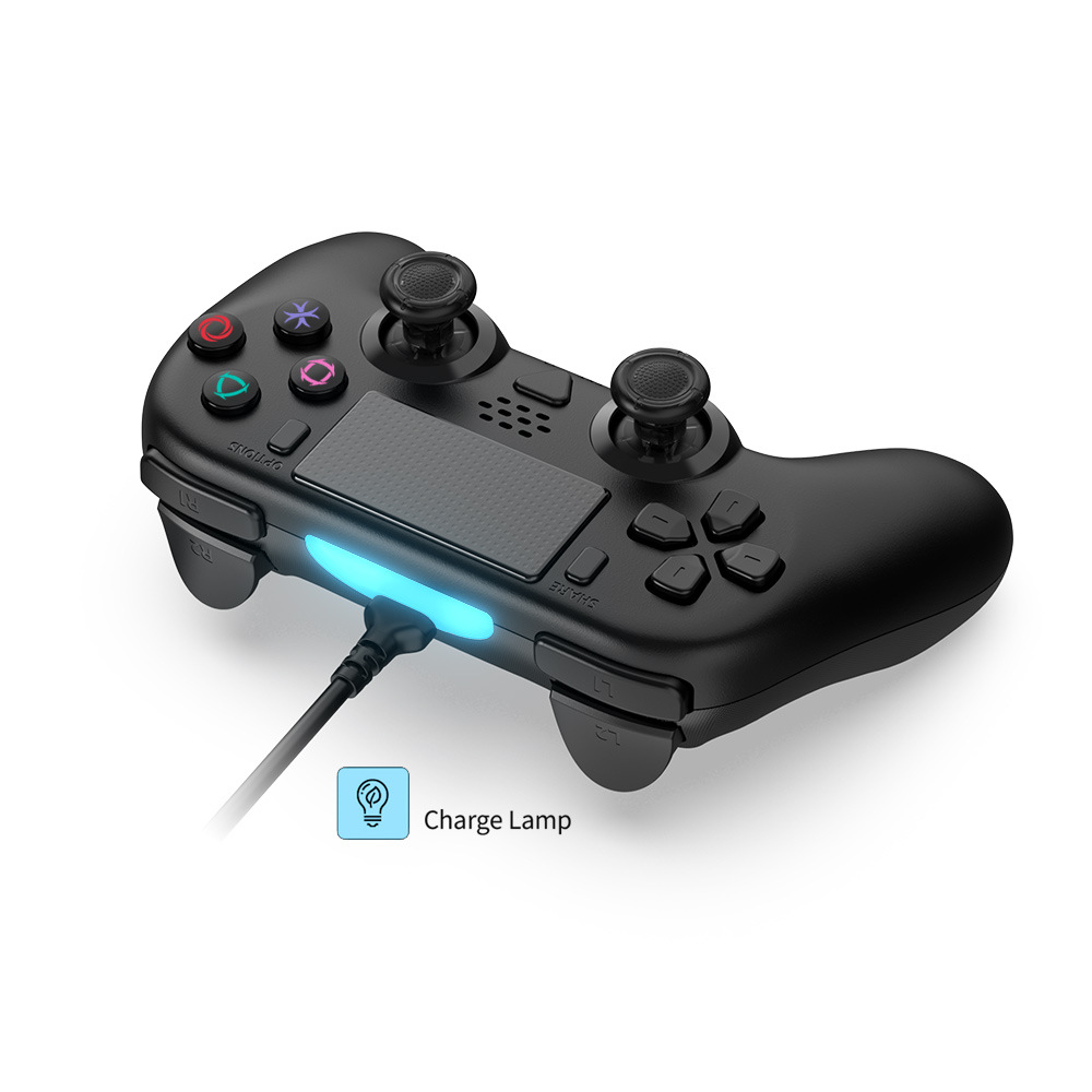 PS4 Wired Game Controller PS3 PC TV Box Switch Wired Vibration Controller 2 Meter Cable