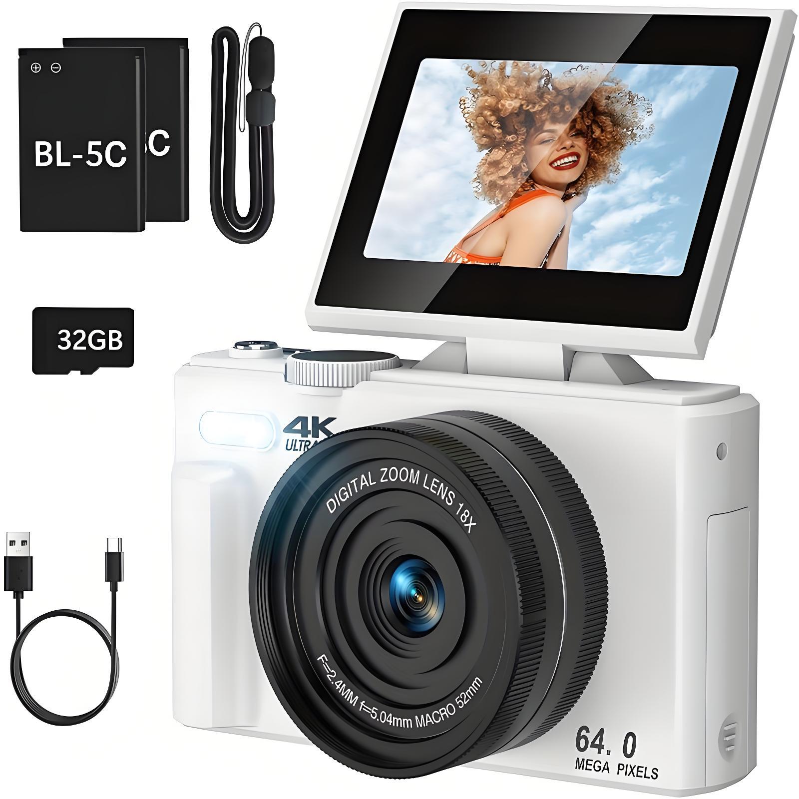 白色4K【双电】+32G内存卡+读卡器
