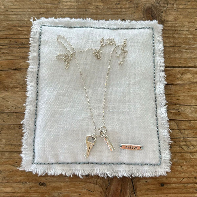 S925 sterling silver simple necklace collarbone chain