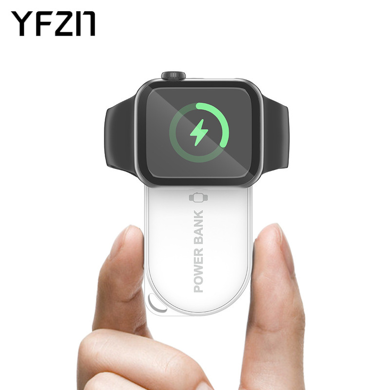 Compatible with Apple Watch KC wireless power bank 1200mAh mini iWatch 9/Ultra 2 charging bank