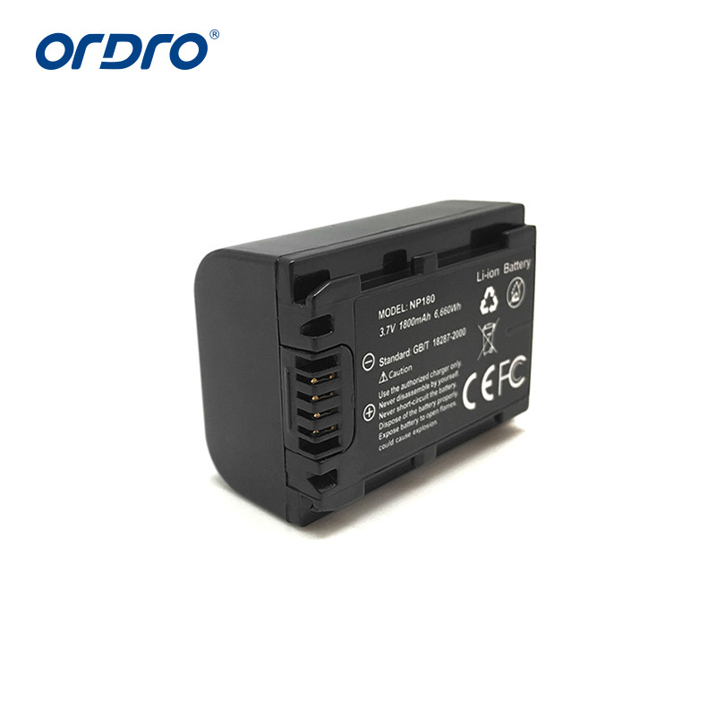 Ordro Camcorder Dedicated Battery Series NP120 and NP40 NP50 NP180 Charger USB Data Cable