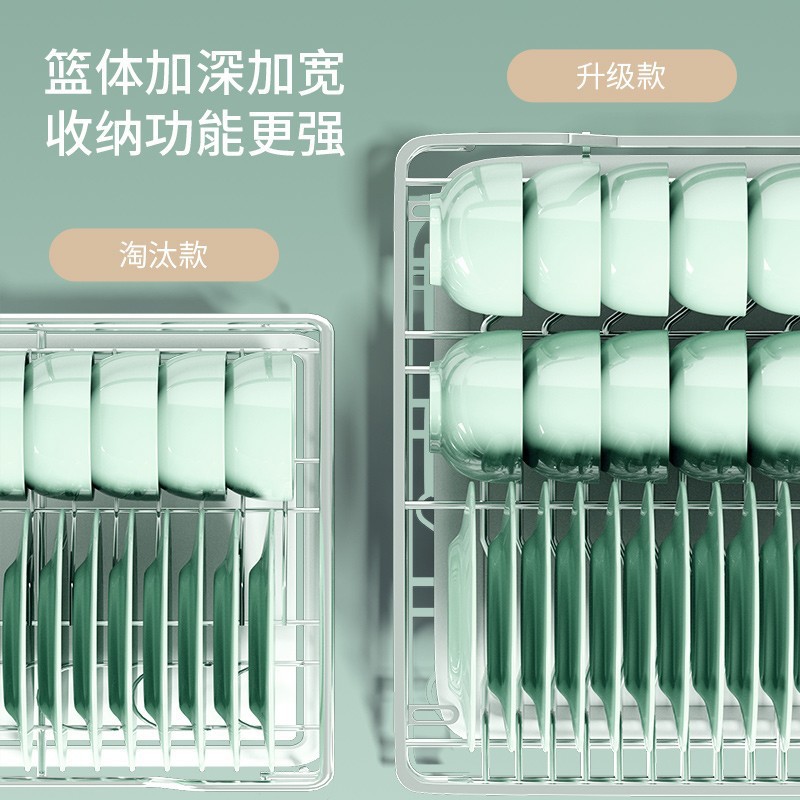 304 stainless steel kitchen seasoning pull-out basket cabinet drawer type bowl rack double-layer solid pull-down storage bowl basket