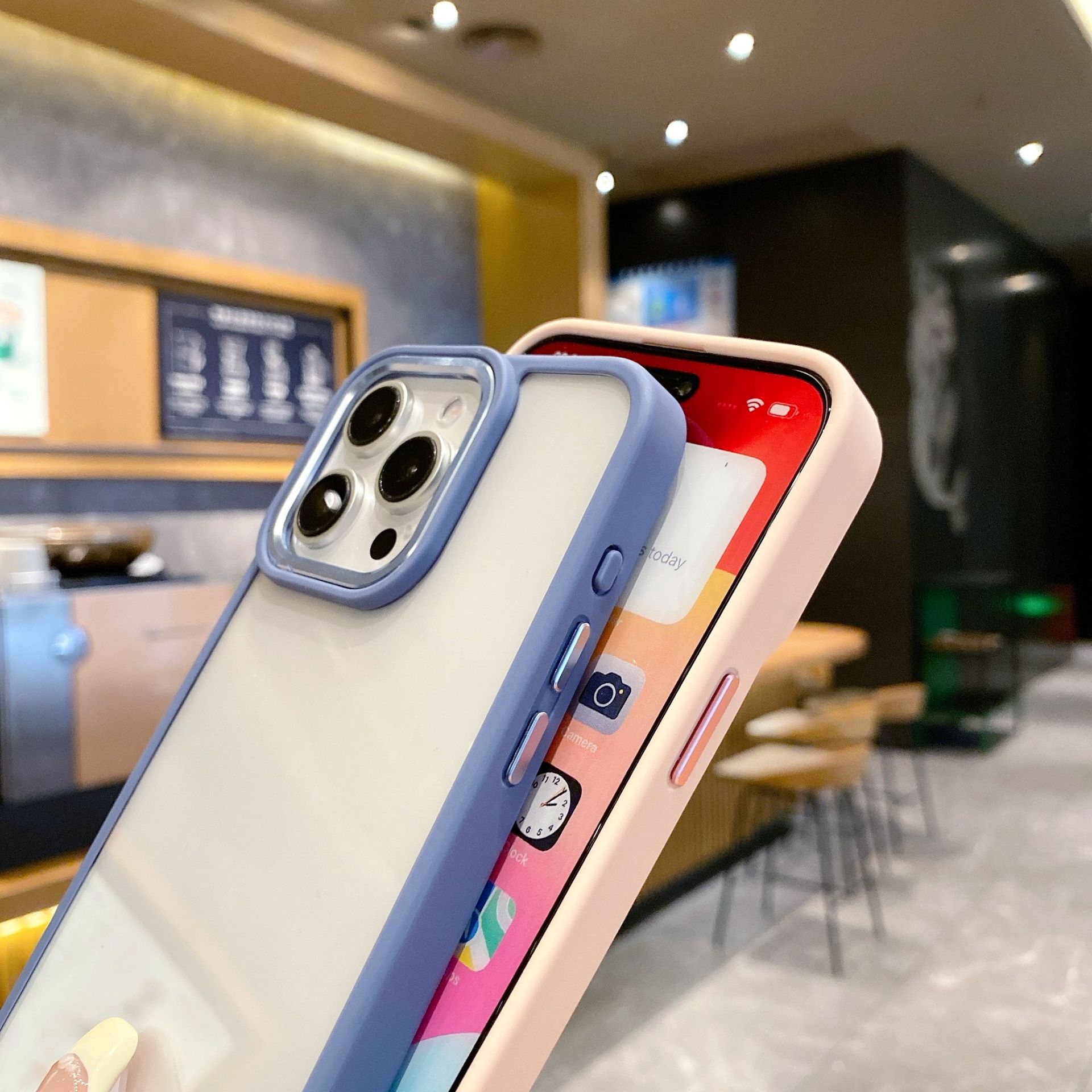 Compatible iPhone 16 Pro phone case metal lens Apple 15 Pro Max gold shield case anti-drop 13 PM case