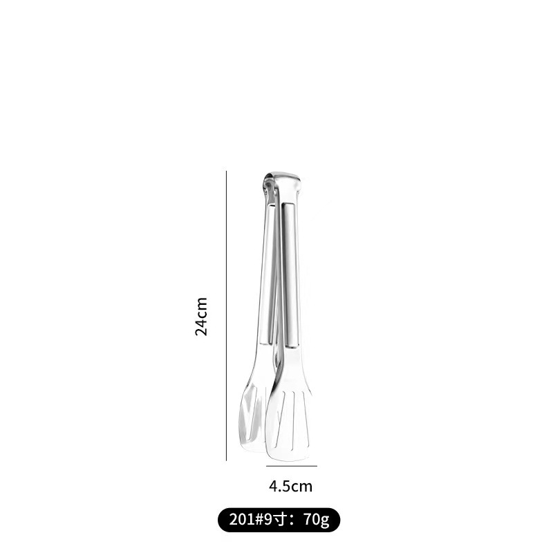 304 stainless steel three-line clip, bread clip, barbecue clip, food clip, kitchen household food clip tool