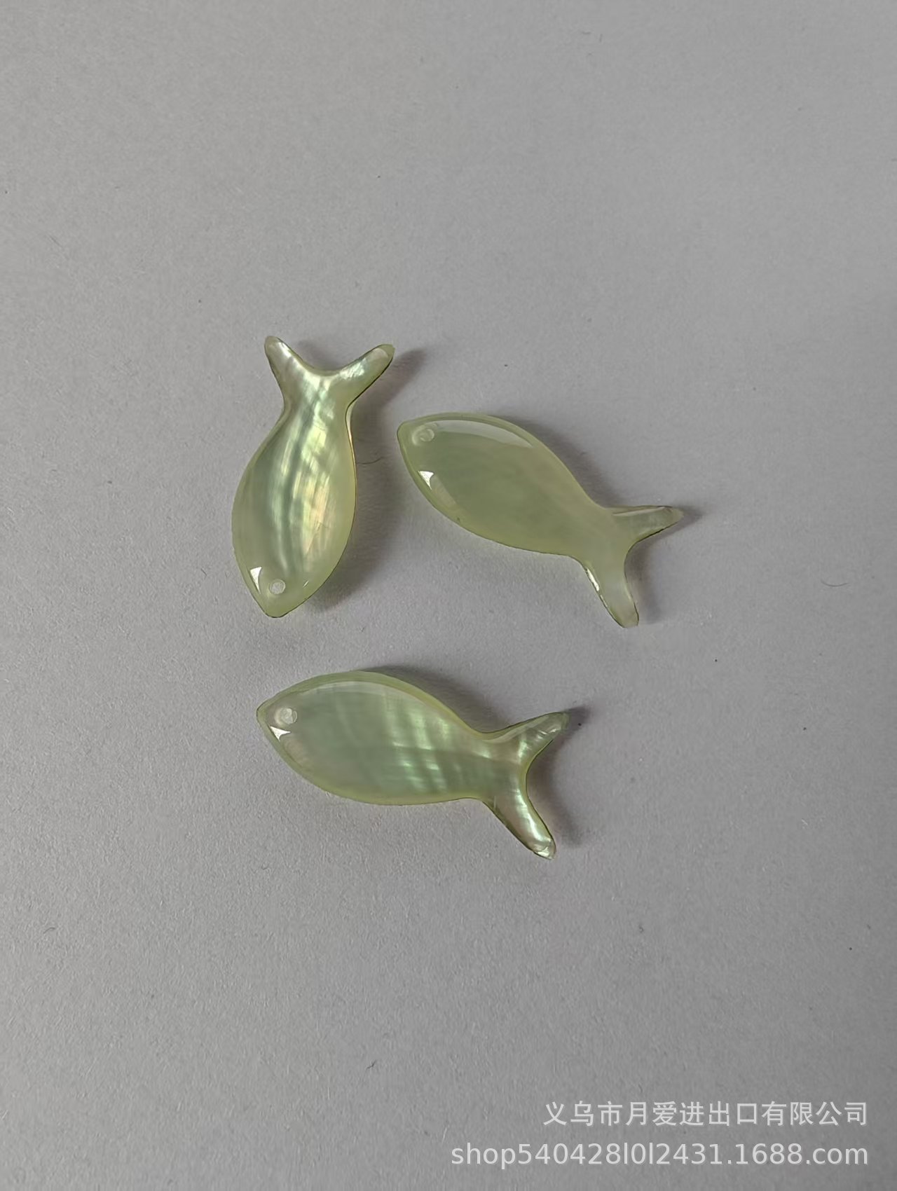 Shell Sticker Fish Single Hole Pendant Fish-Shaped Accessories DIY Earrings Handmade Cute Small Accessories
