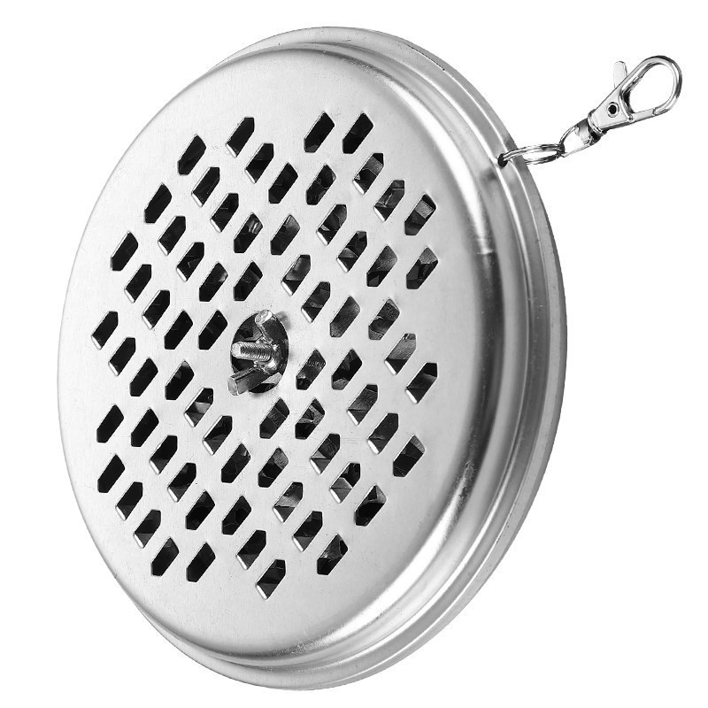 Outdoor portable hanging mosquito coil box household tooth mosquito coil rack with lid mosquito coil holder iron mosquito coil tray ash tray mosquito repellent