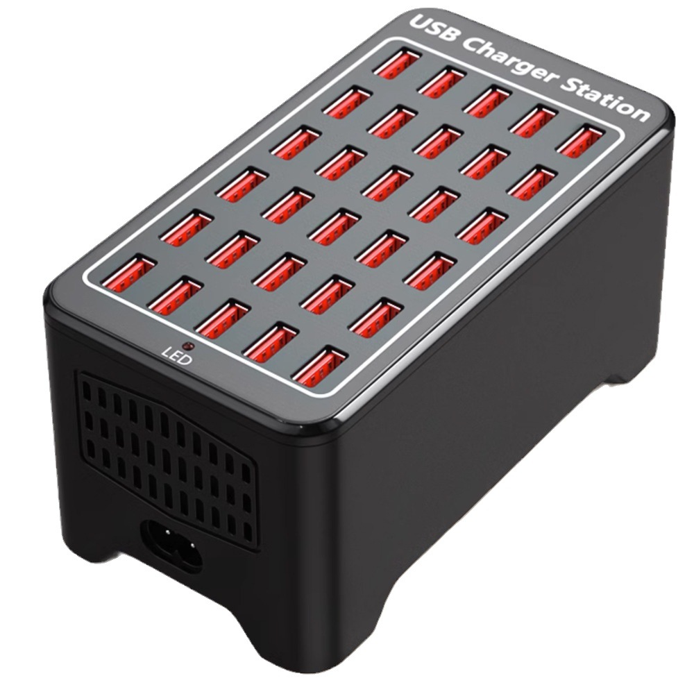 150W High Power Charger 10-Port 15-Port 20-Port 30-Port Charger 1A 2A Multi-Port USB Charger