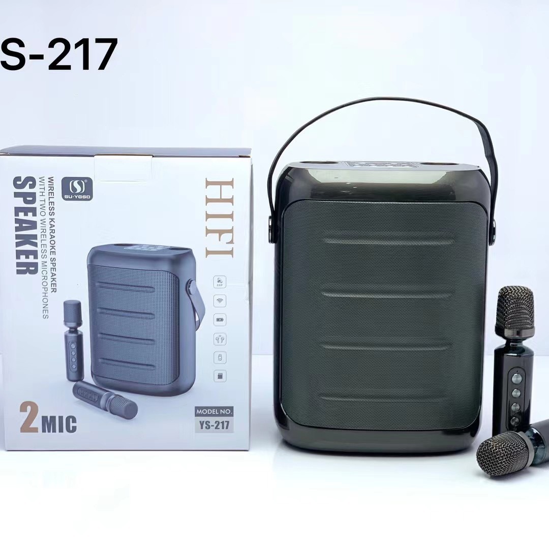 Wireless Bluetooth KTV Speaker Subwoofer Home Outdoor All-in-One Singing Machine YS217 High Quality Stereo