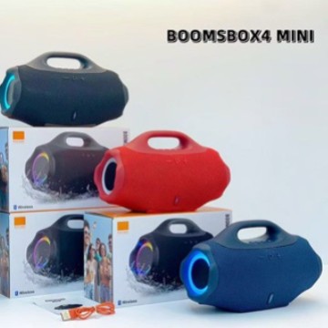 BOMBOX 4 Mini Handheld Outdoor Portable RGB Light High Power Subwoofer Card Slot Bluetooth Speaker