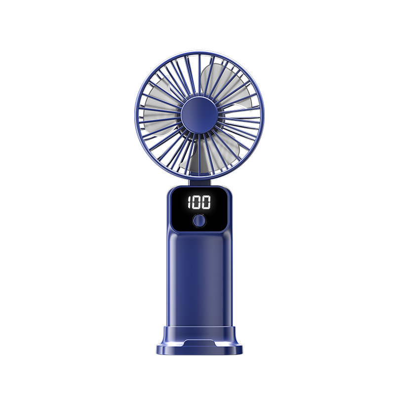 2026 New Foldable Handheld Dormitory Lazy Fan USB Rechargeable High Capacity Silent Neckband Desktop Fan