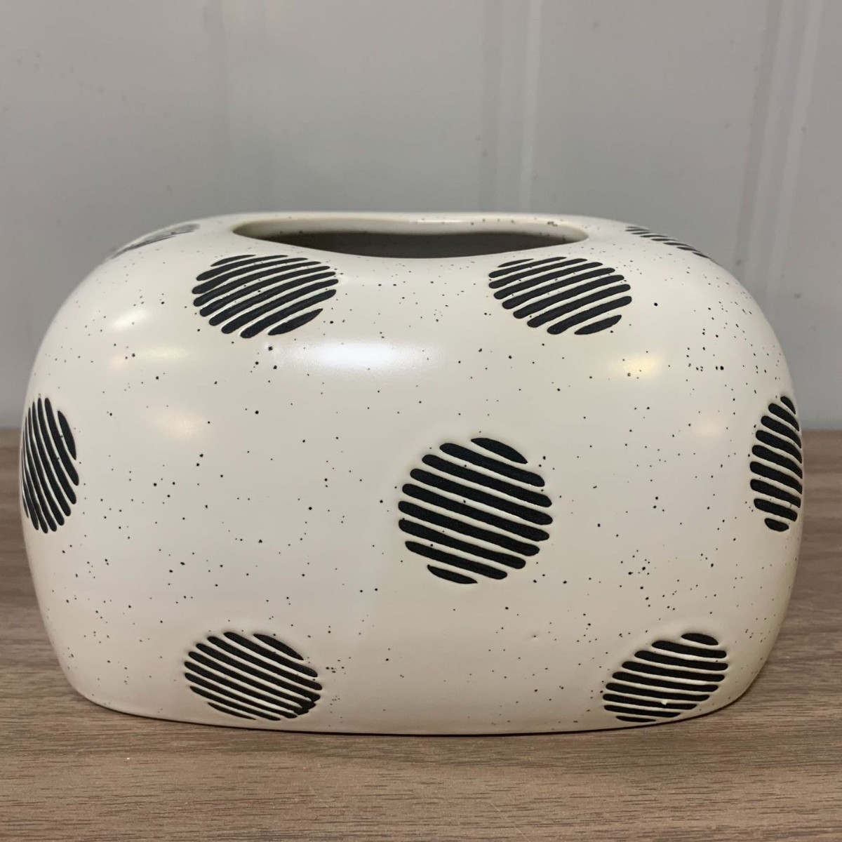 Chinese Countryside Ceramic Household Tissue Box European Style Living Room Dining Room Decorative Tissue Box Napkin Tissue Box