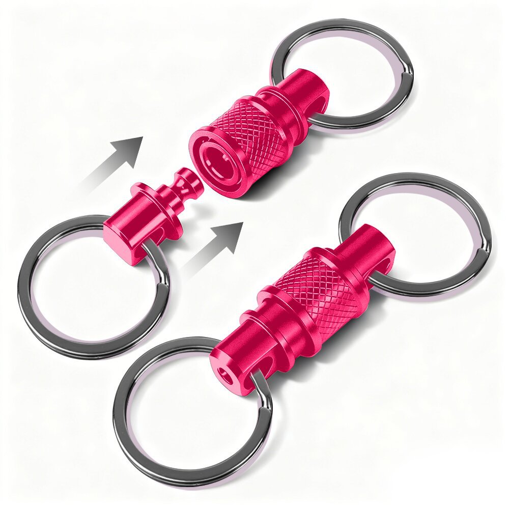 Aluminum Alloy Universal Buckle Multi-Functional 360-Degree Rotating Storage Buckle Detachable Convenient Hook Universal Clip