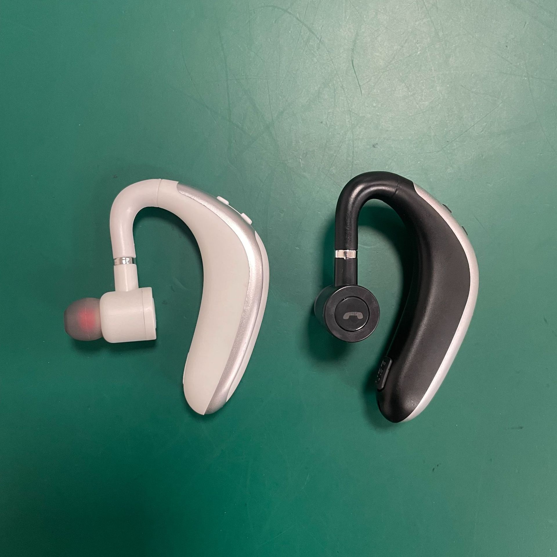 Bluetooth K20 single-ear long battery life soft silicone earphones, clear calls, low latency, ear-hook style 5.4 wireless noise reduction