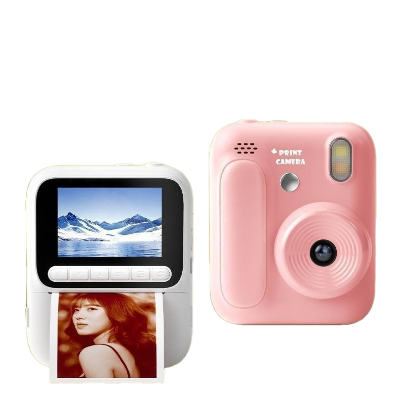 New color instant print camera can print color photos 2.4 inch HD large screen color camera
