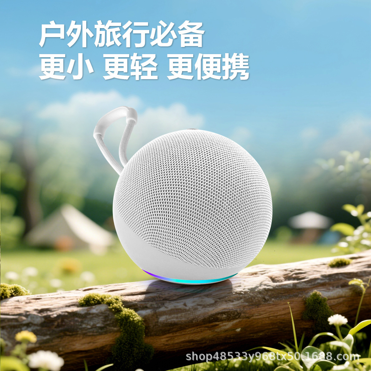 Alaxe Bluetooth Speaker Wireless Fabric Card Mini Sound Subwoofer Desktop Mini Bluetooth Speaker