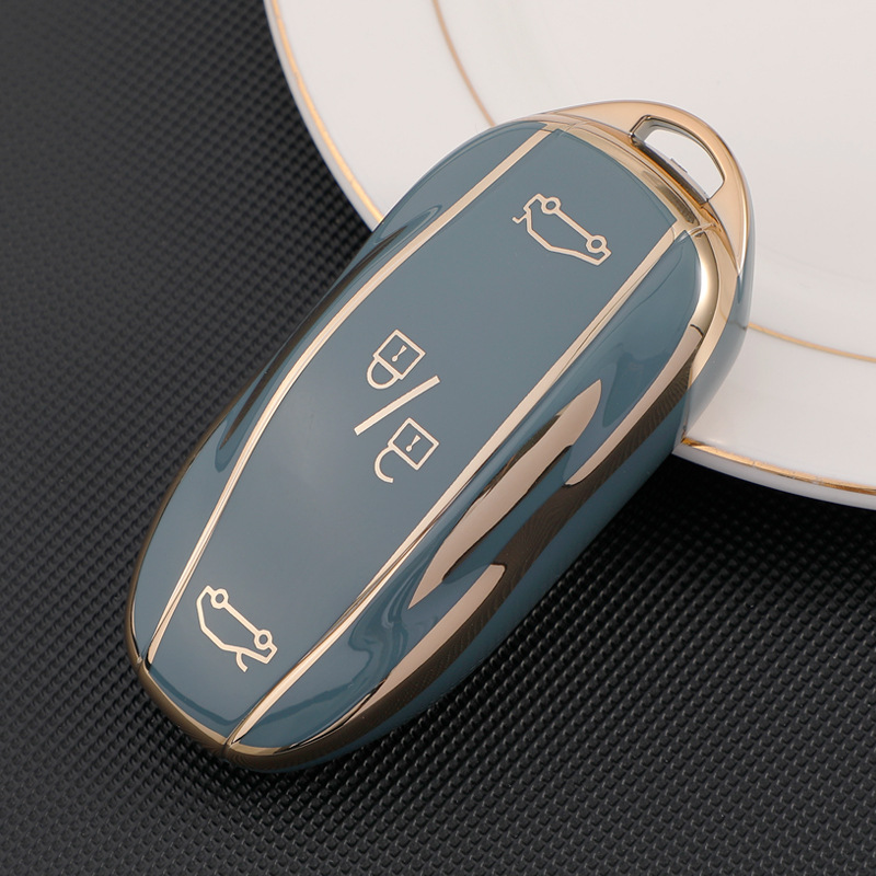 For Tesla Model 3 Key Case Imported Model Y X Smart S Key Protective Bag Buckle