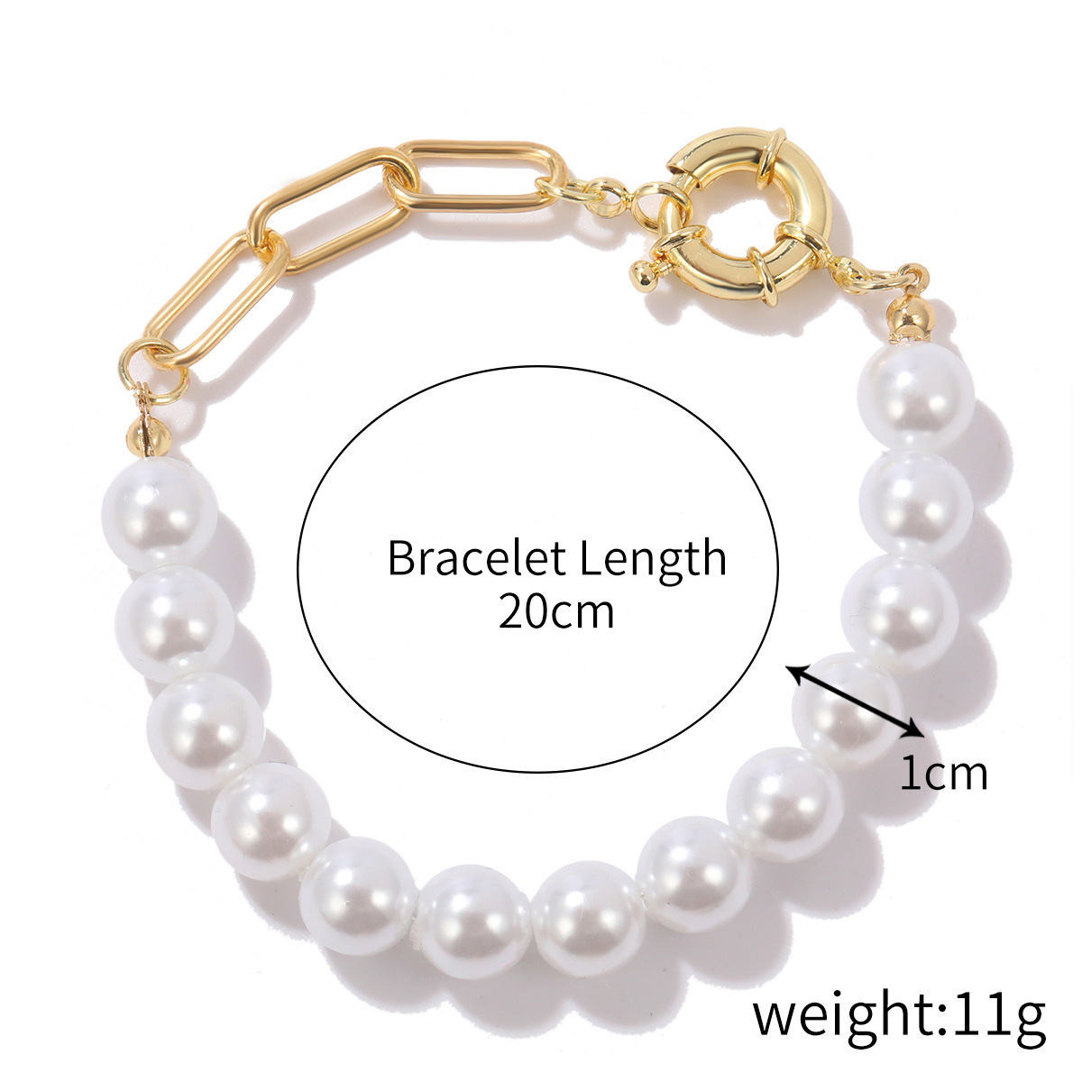 Baroque pearl irregular bracelet multi-layer irregular pearl bracelet