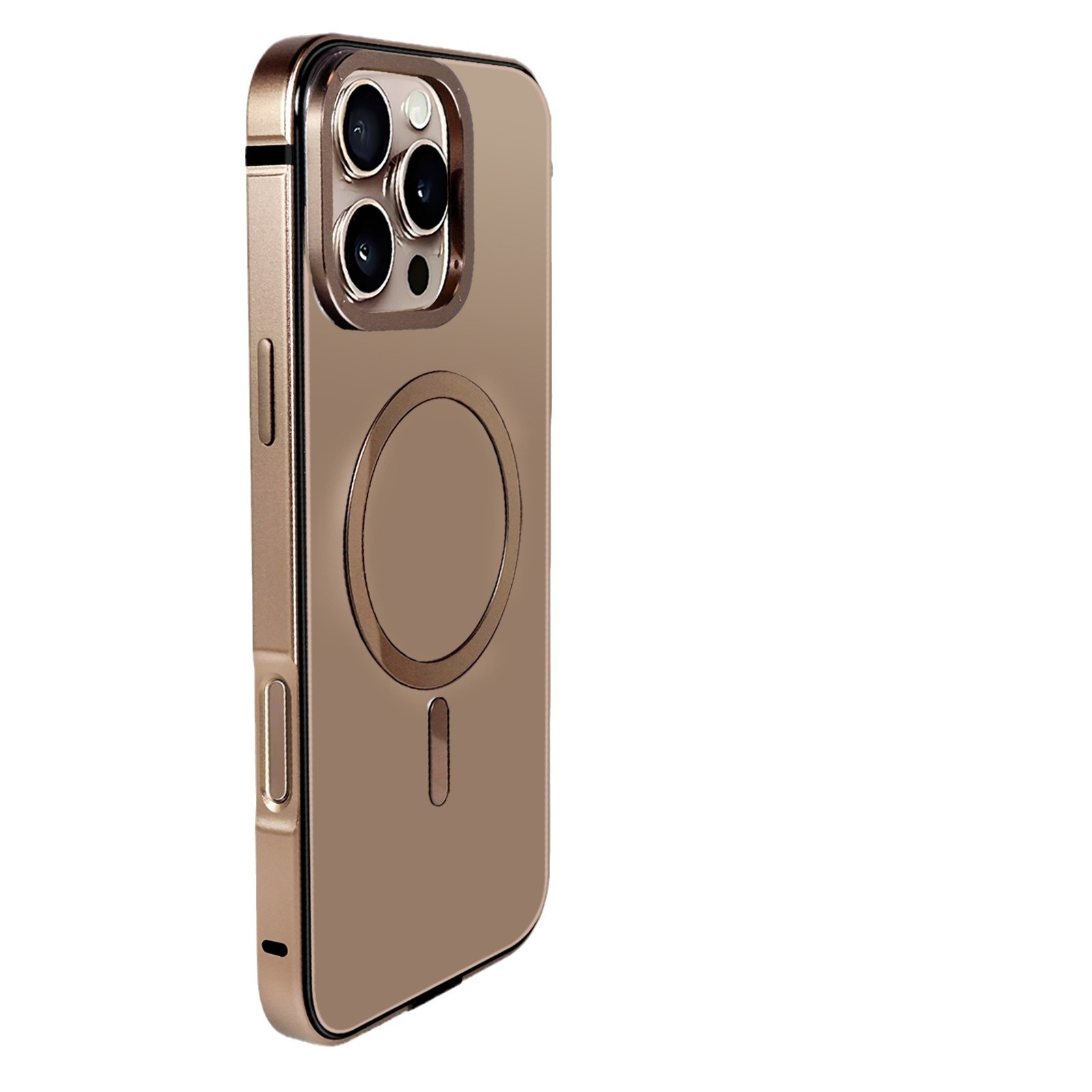 Magsafe Magnetic Case for iPhone 16 Pro Max Aluminum Alloy Frame iPhone 16 Pro Original Color