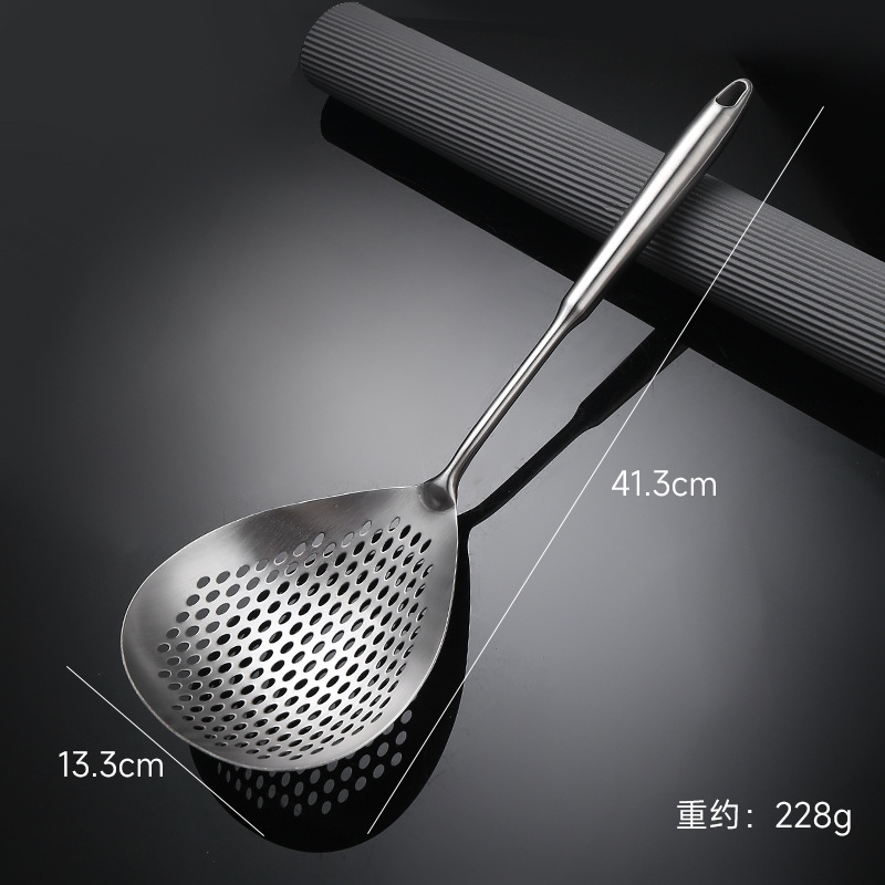 Stainless steel Sichuan pepper strainer household kitchen noodle strainer dumpling hot pot strainer draining frying strainer kitchen utensil