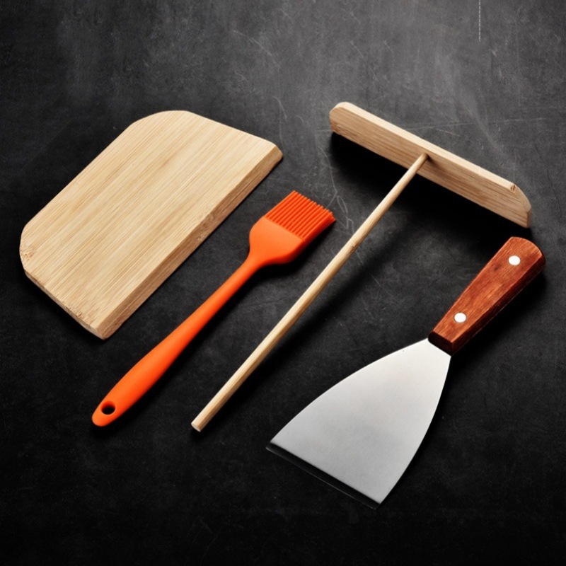 Jianbing guozi rake spread egg pancake scraper bamboo dragonfly crepe pan banji pan kitchen gadget