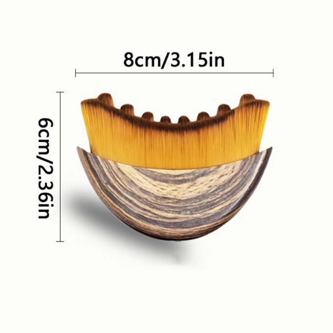 Lymphatic brush facial contour massage care brush makeup tool Lymphatic Contour Face Brush