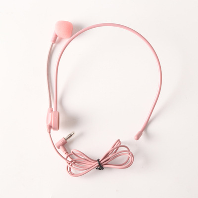 Children's Stage Chorus Performance Fake Headset Microphone Prop Wireless Lip-sync Headworn Microphone for Adults