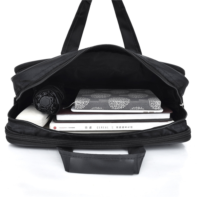 Men's large capacity briefcase for business trips laptop bag手提旅行包商务包