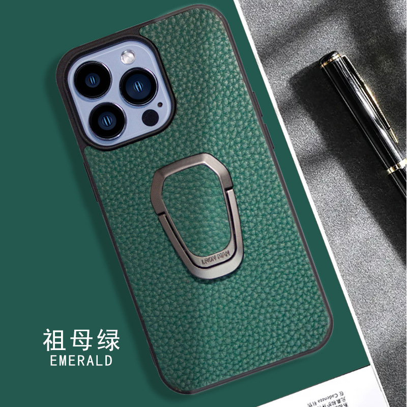 Applicable iPhone 14 Pro Max Hermes pebble grain cowhide 13/12 Pro phone case 14 protective case