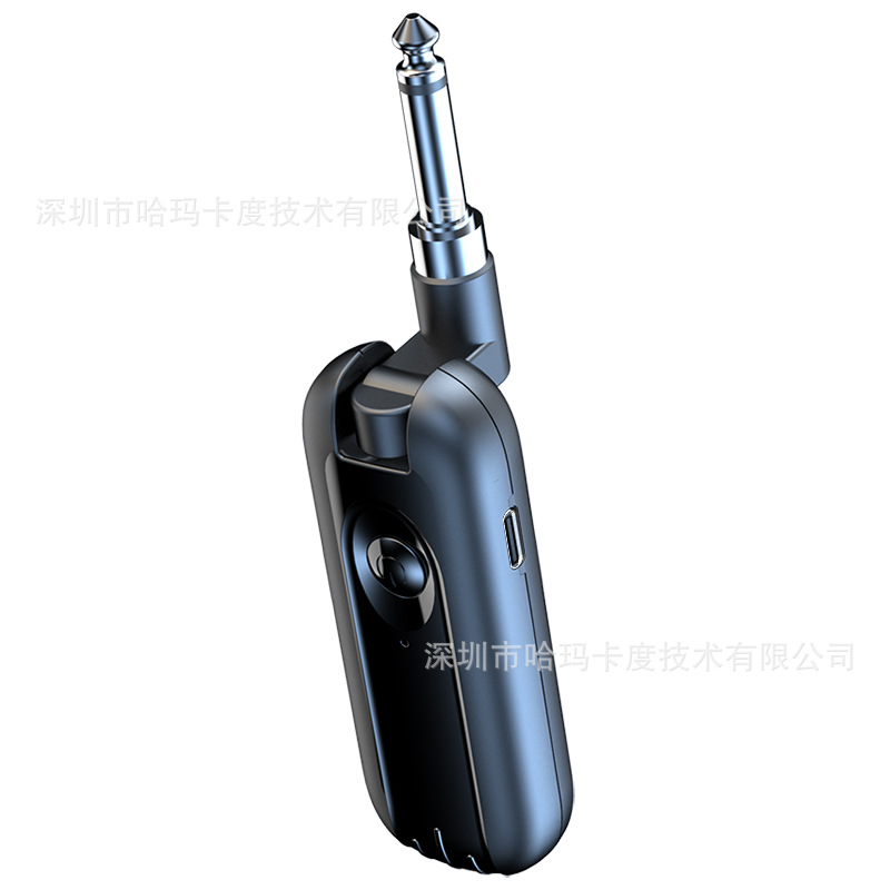 Wireless transceiver for electric guitar bass saxophone electronic wind instrument audio transmitter receiver instrument cable