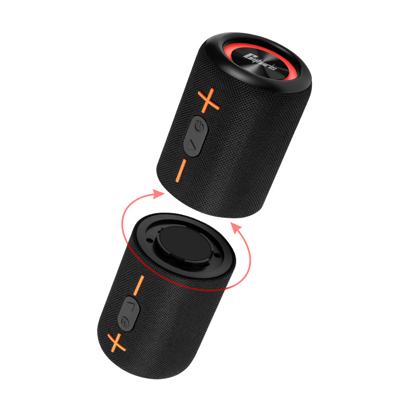 Cyboris New Split Fabric Bluetooth Speaker Colorful Heavy Bass Subwoofer Bluetooth Speaker