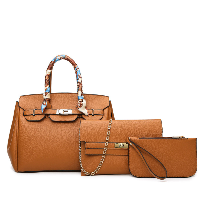 Women's Bag 2022 New Multi-piece Set Handbag Pebble Grain Shoulder Crossbody Bag
