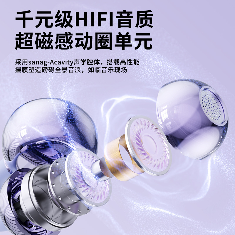 2026 New M91 Ear Clip Bluetooth Headset Open-ear Sports Comfortable for Long Wear Long Battery Life Huaqiangbei