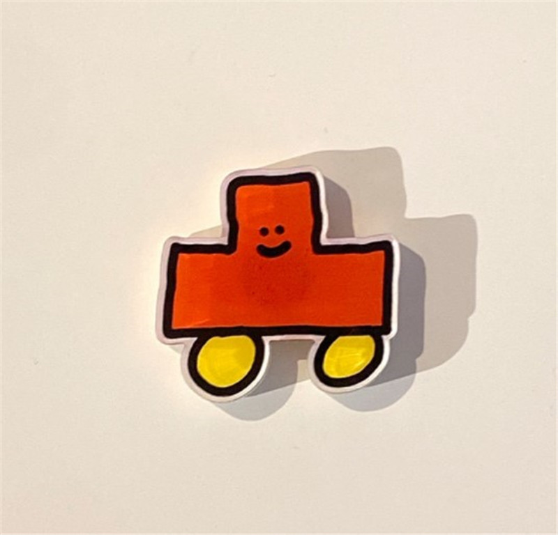 Acrylic Fridge Magnet Message Fridge Decoration Resin Mini Fridge Door Gift Magnetic